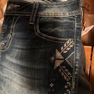 Miss Me stone washed Womens Jeans ankle skinny  size 25!